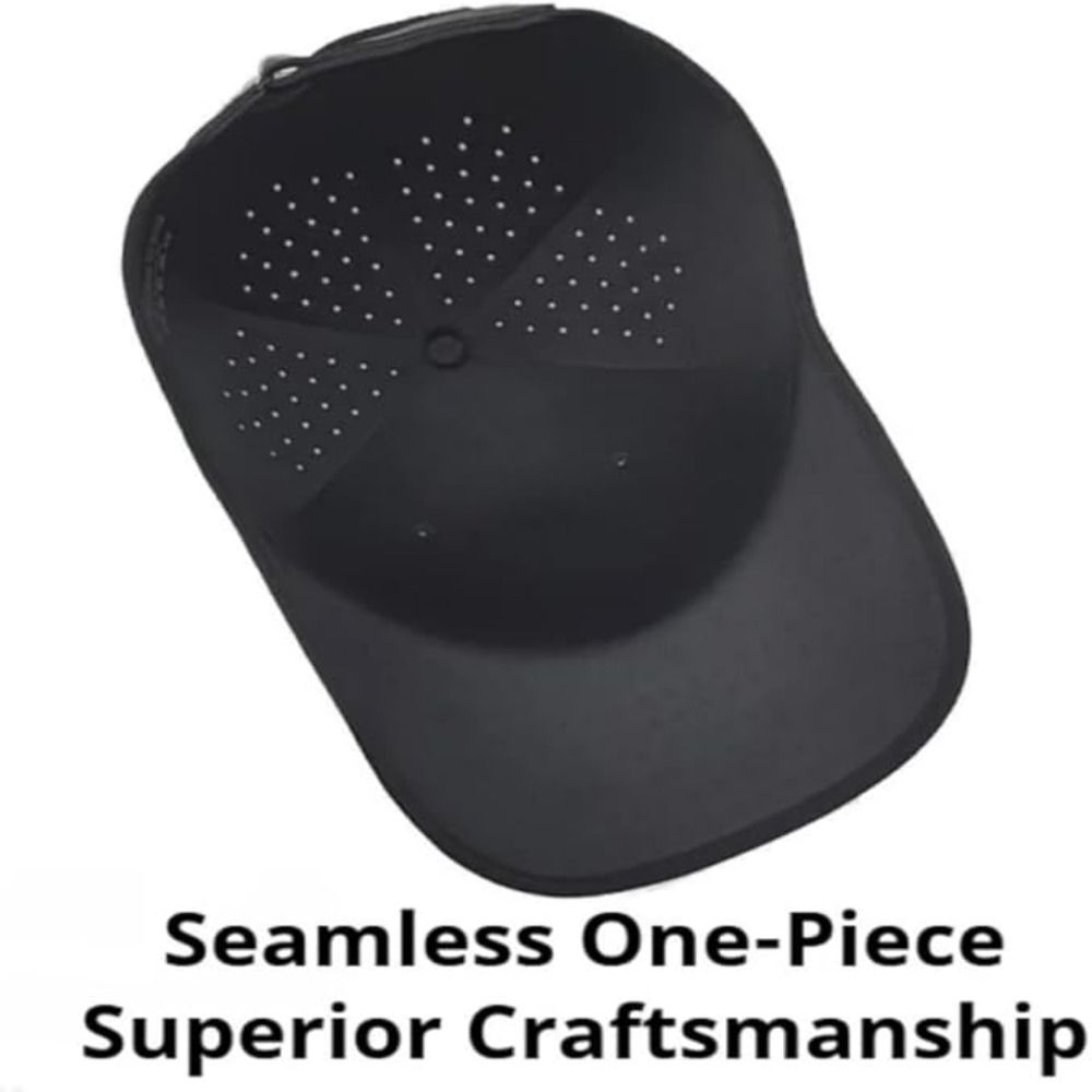 New Design Seamless Baseball Cap Packable Quick Drying Outdoor Hat Lightweight Polyester Visor Cap