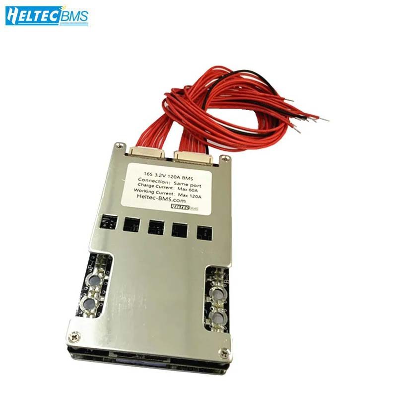 Heltecbms bms 12s 16s 48v lifepo4 60A 120A 18650 BMS 60v Ternary lithium battery BMS 48v with