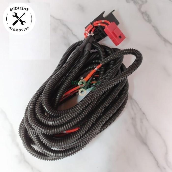Kabel Relay Set Lampu Foglamp / Tembak Mobil + Relay Bosch - 2 Lampu #Gratisongkir