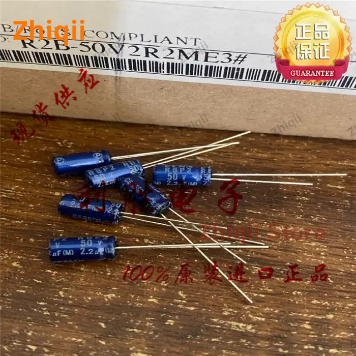 20pcs/50pcs Original new 2.2UF 50V Japanese ELNA Capacitor 50V2.2UF 5*11mm BP RBP2 nonpolarity