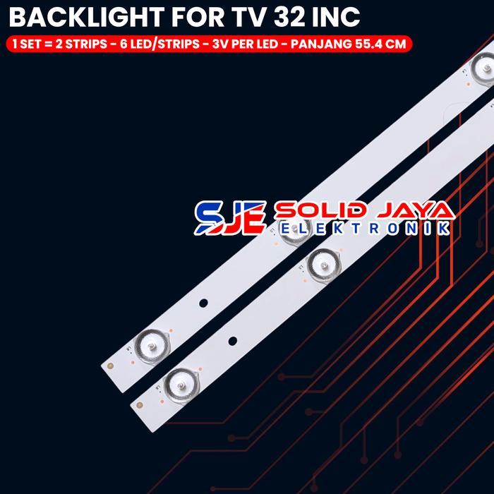 NEW - BACKLIGHT TV PANASONIC 32 INCH TH-32C304G TH-32D302G TH-32E302G TH-32G307G