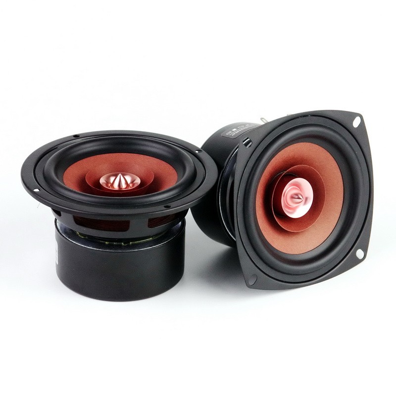 4 INCH HIFI AUDIO SPEAKER 25W 4OHM 8OHM FULL RANGE PASSIVE SPEAKER BOOKSHELF LOUDSPEAKER DUAL MAGNET