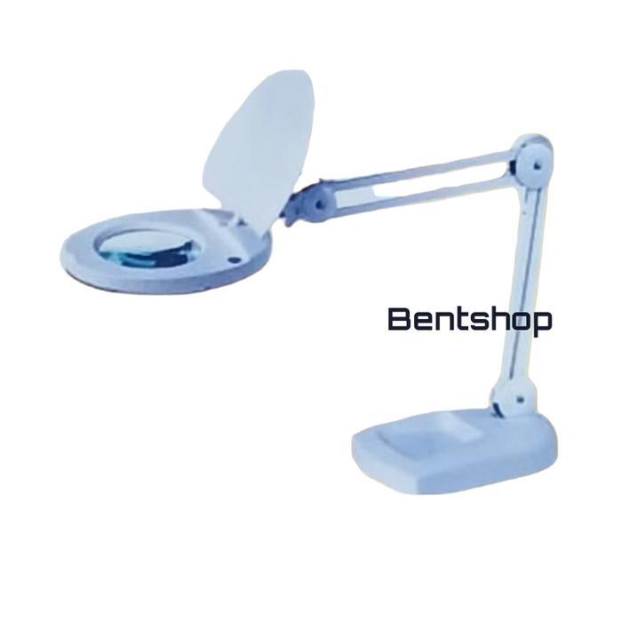Kaca Pembesar Magnifying Lamp Lampu Sanfix SM-50-8B Base 8x Pembesaran