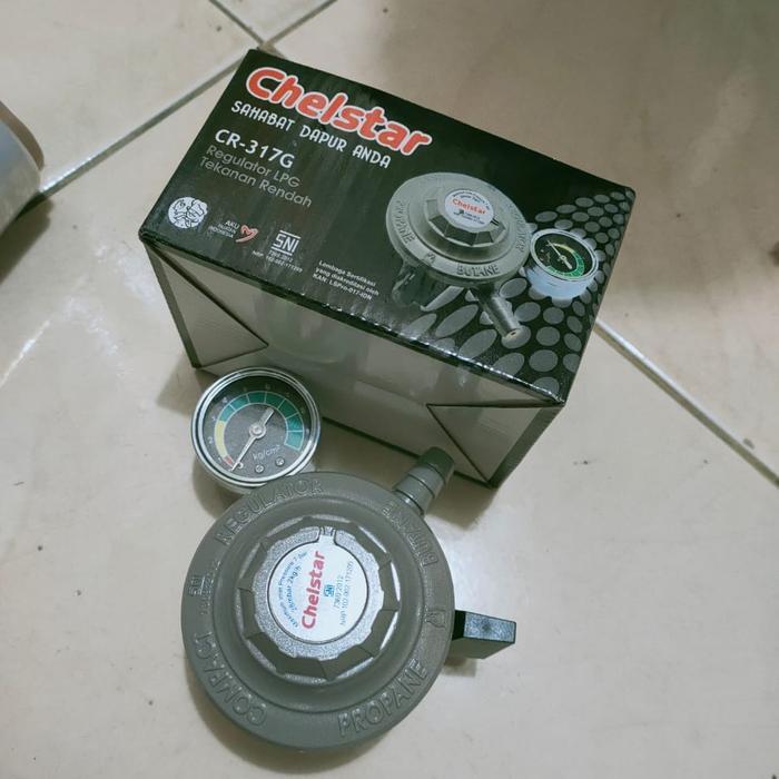 kepala gas/regulator gas LPG anti bocor Chelstar