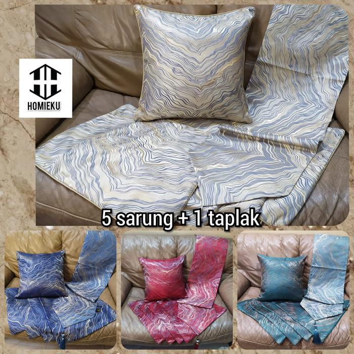 Sarung bantal sofa set Aesthetic mewah 45x45 cm
