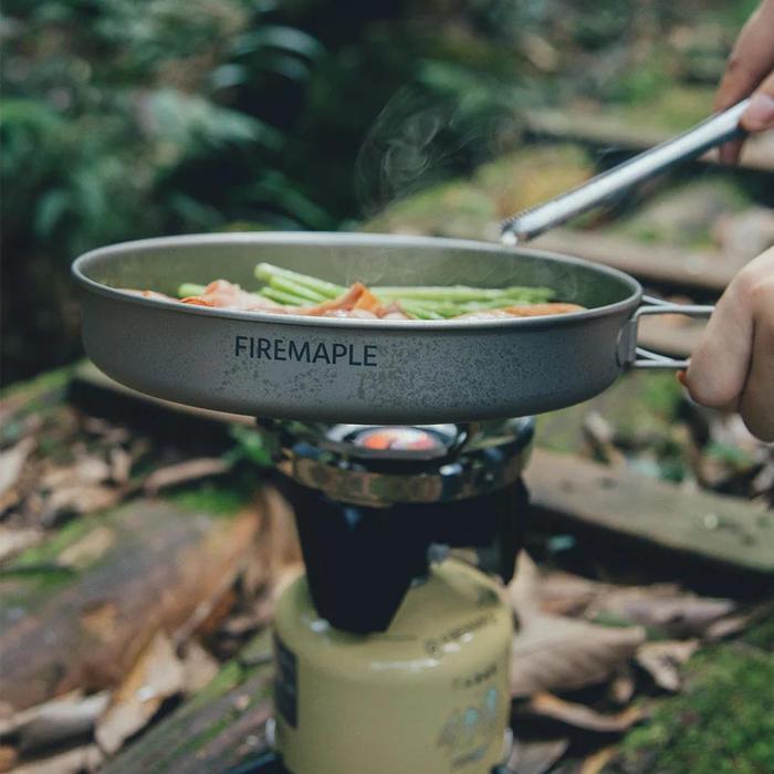 Reaadyyy Nesting Ultralight Firemaple Frypan Ash Titanium 8 Alat Masak Camping