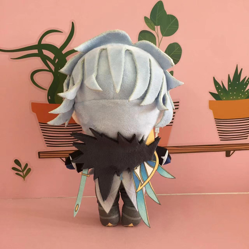 Genshin Impact The Doctor II Dottore Cute Plush Toys 20cm Cartoon Cosplay Stuffed Pillow Kids