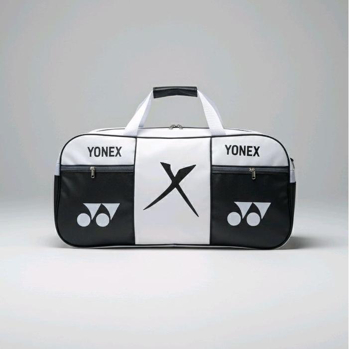 Yonex Tas Raket Badminton Tenis Lapangan 2 Ruangan Sky Elegant Stylish Abu Lapis Satin Anti Air Semi