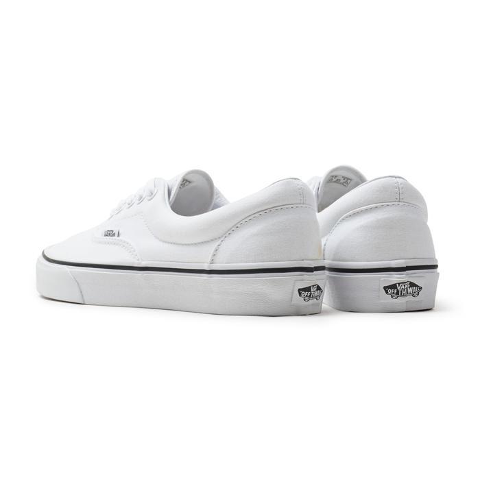 Sepatu Vans Sneakers Classic Casual Pria Wanita Putih Original Era True White