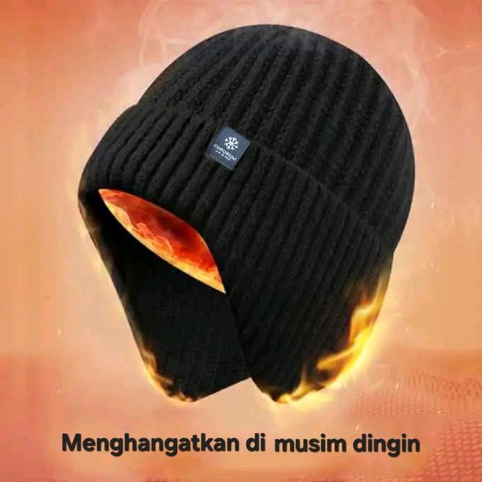 Topi Kupluk Musim Dingin Topi Winter / Topi Salju topi bulu 021