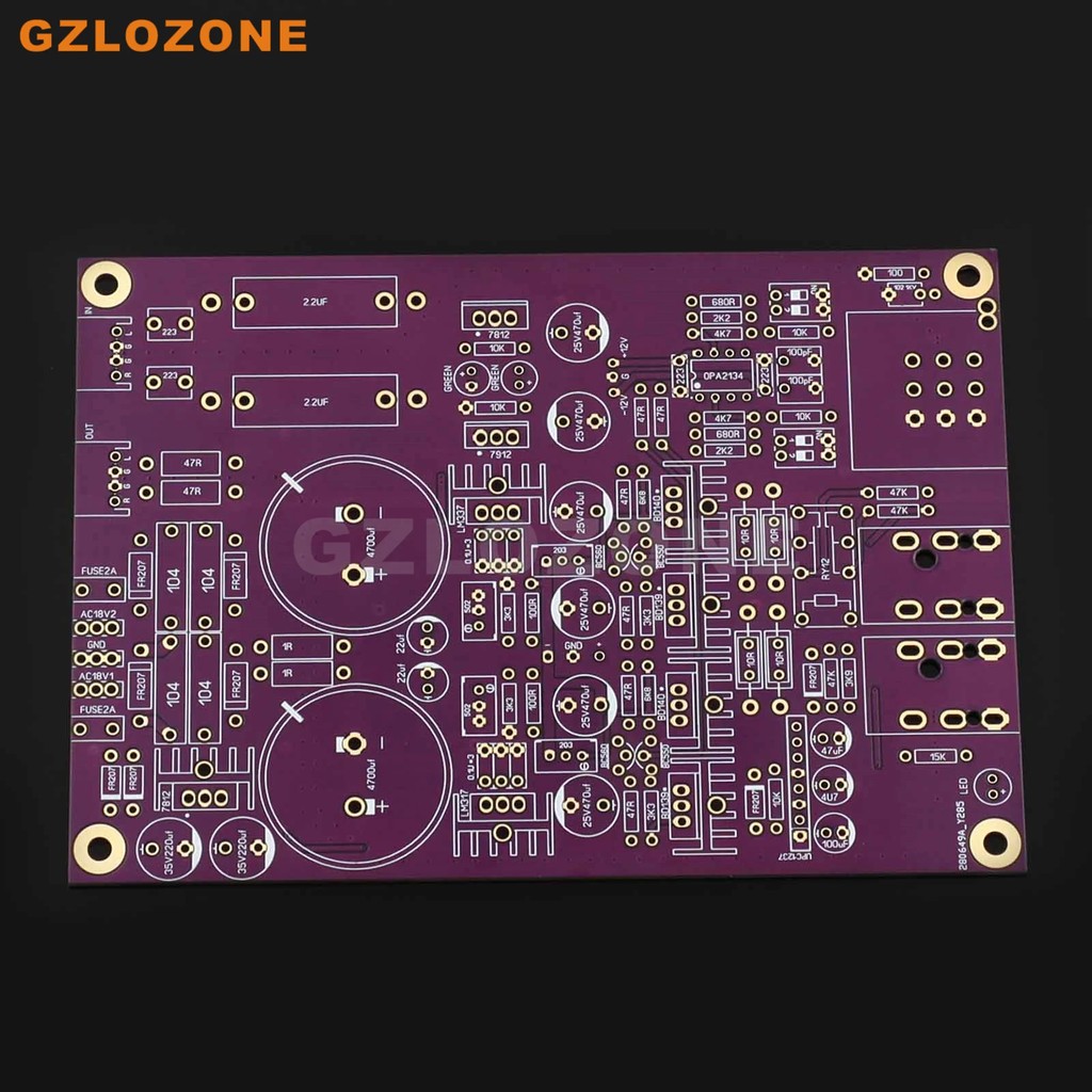 Classic HI-END Base On Lehmann Class A Headphone Amplifier LEM Preamplifier Bare PCB With Protection