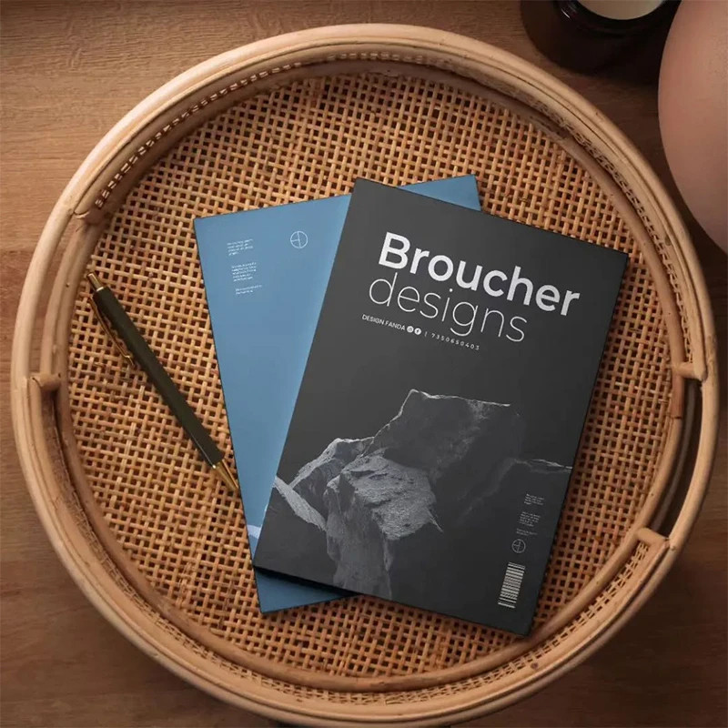 Custom Books Booklet Brochure Printing Magazine Comic Instruction Manual Catalogue For Advertising