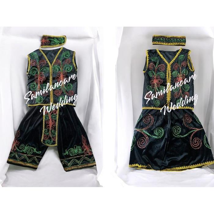SET BAJU ADAT DAYAK / BAJU ADAT DAYAK BORDIR/ BAJU ADAT DAYAK / BAJU ADAT DAYAK BLUDRU MEWAH DAN