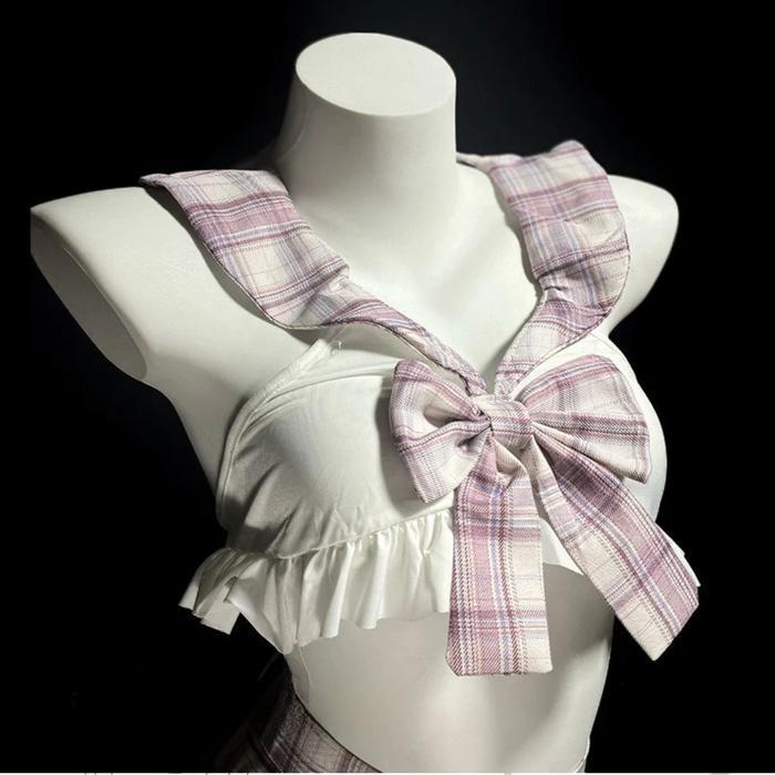 [PAJAMA] Cosplay Kostum Model Pelajar Cosplay Seksi Student Wanita Dress Lingerie Tidur 1316