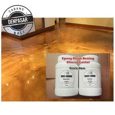 Paket Epoxy Resin Clear Bening Flooring Lantai Jepang + Hardener