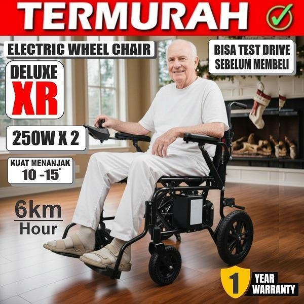 KURSI RODA / ELECTRIC WHEEL CHAIR / FOLDABLE WHEEL CHAIR - DELUXE