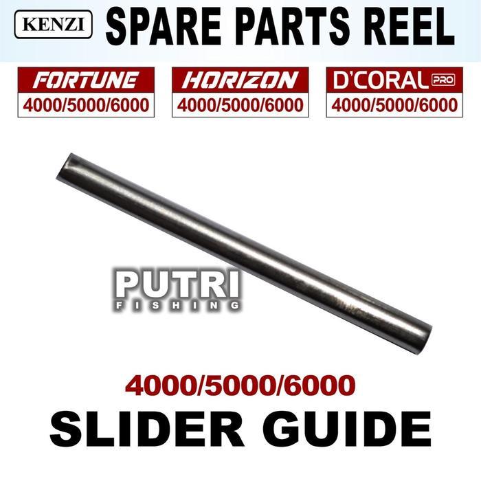 SPAREPART REEL KENZI FORTUNE HORIZON D’CORAL PRO 4000 5000 6000 - Part Reel 25. Slider Guide Ukuran 