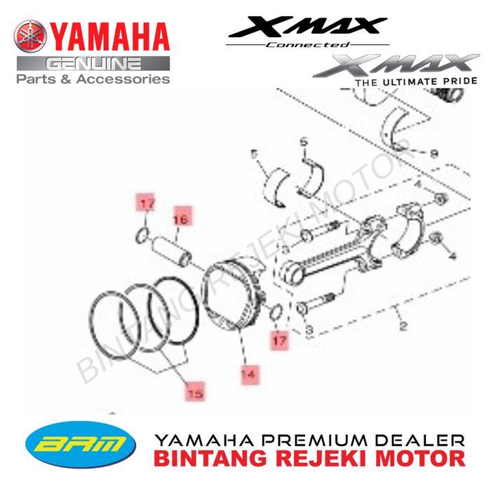 Piston Kit Yamaha Xmax 250, Xmax New Connected