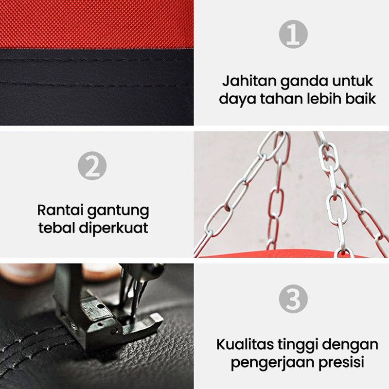 Sarung Samsak Tinju Thai Boxing Punching karate bela diri Sandbag/Sarung samsak tinju karate MMA