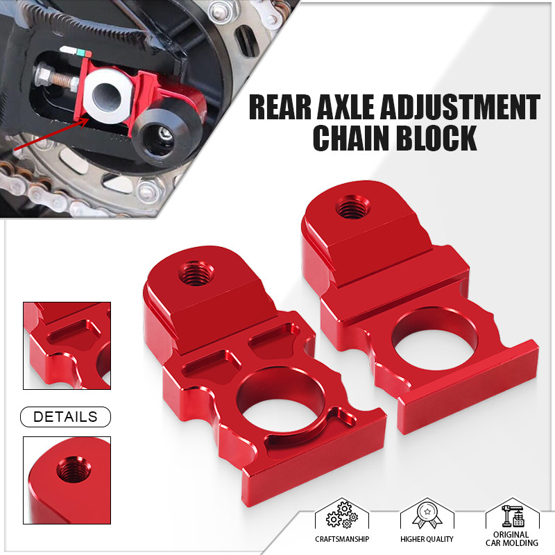 For CBR600RR CBR1000RR CBR 1000RR CBR 600RR 2008-2017 Motorcycle CNC Rear Axle Adjustment Chain