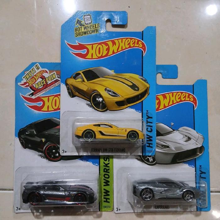 Hot Wheels Ferrari 599 GTB Ferrari 599 Laferrari Hotwheels