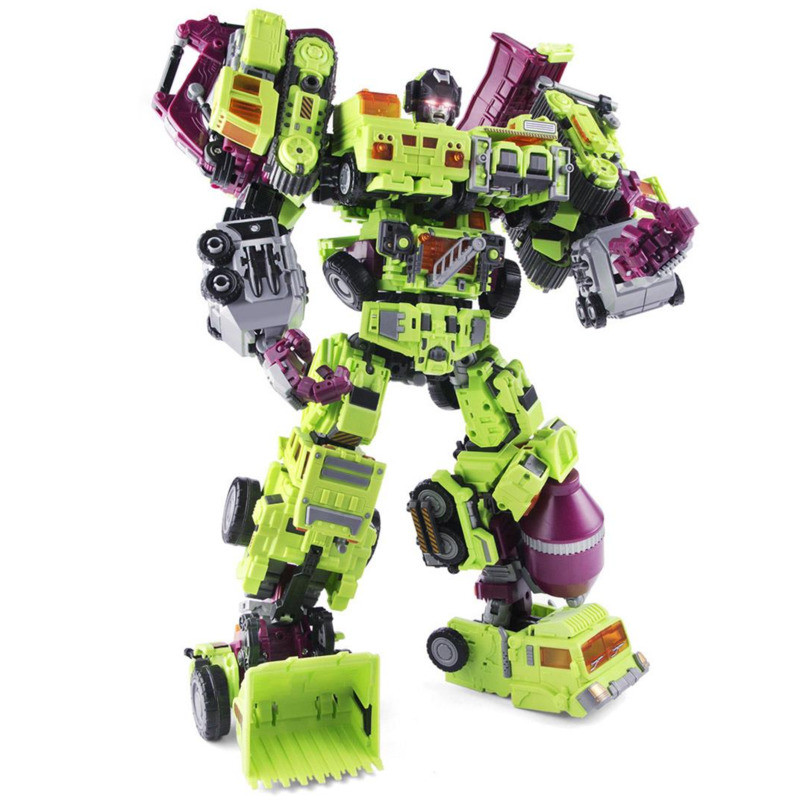 NBK Devastator 6in1 Combiner GT G1 Transformation Action Figure Toy Masterpiece Movie Model MP Defor