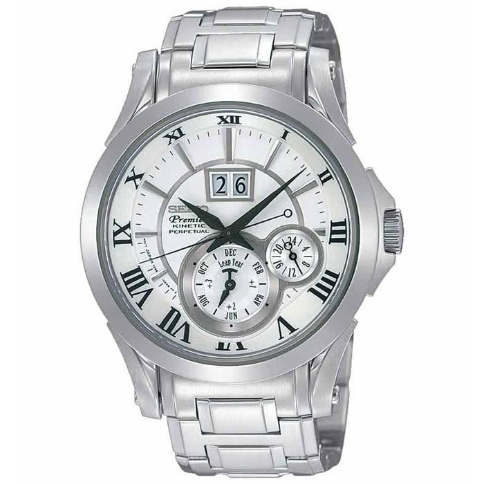 Seiko SNP019P1 SNP019 Premier Kinetic Perpetual Original