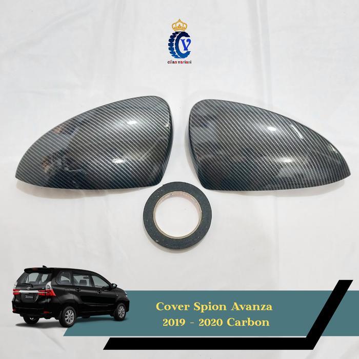 COVER SPION AKSESORIS MOBIL AVANZA 2019 - 2021 MODEL TEMPEL CARBON FOR SALE