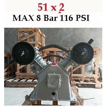 kepala kompresor 2 hp bare compressor air 2hp headpump