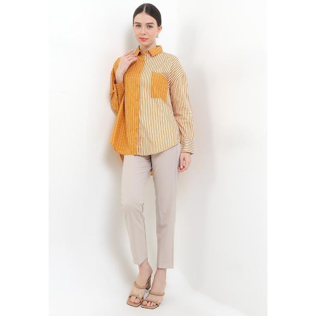 Hush Puppies Kemeja Wanita Paulina Mustard