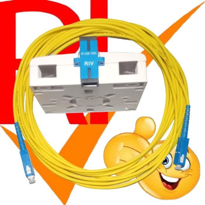 Diskon Paket Extention 20 M Kabel Patch Cord Sc/Upc Indihome New Ke Ont/Modem