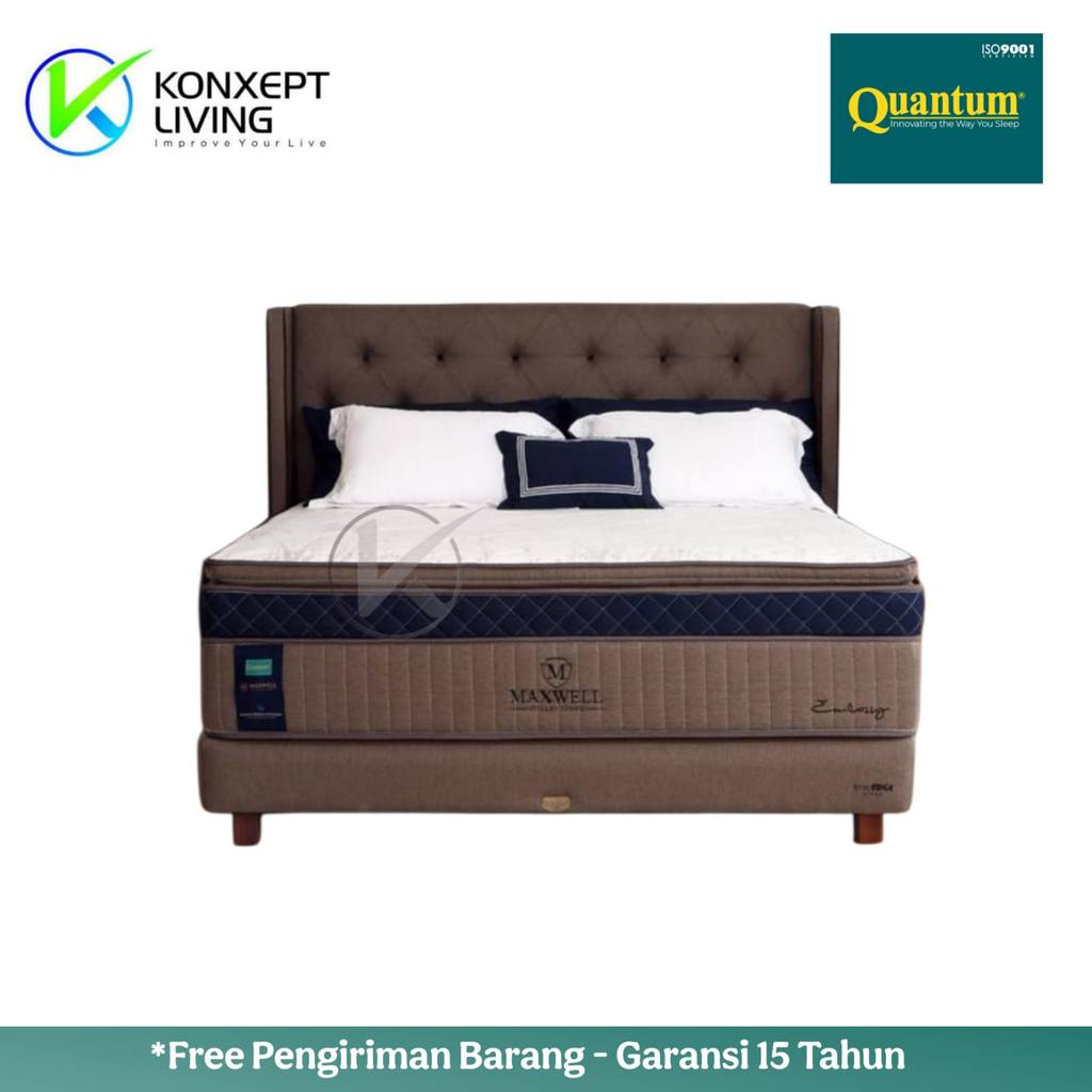 Quantum Springbed Maxwell Embassy Sandaran Rochester Ukuran 200x200 Fullset