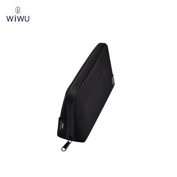 Tas Tangan Pouch Gadget Anti Air Wiwu Alpha Tech Pouch Pria Tas Aksesoris Elektronik Pouch Kabel
