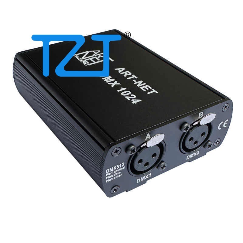 TZT M169 ART-NET DMX 1024 ARTNET TO DMX512 CONTROLLER USED TO CONTROL MOVING HEAD LIGHTS & LIGHT
