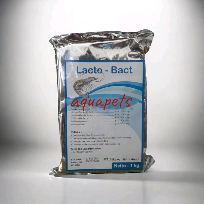 Lacto-Bact Probiotic Ikan Dan Udang Lactobacillus 1Kg #Gratisongkir