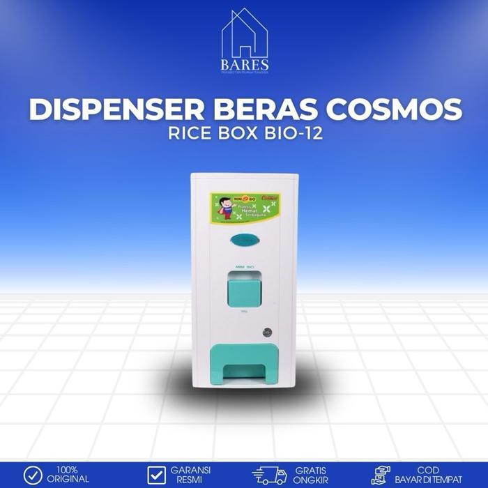 Cosmos Rice Box 12kg Bio 12 Tempat Penyimpanan Beras / Dispenser Beras