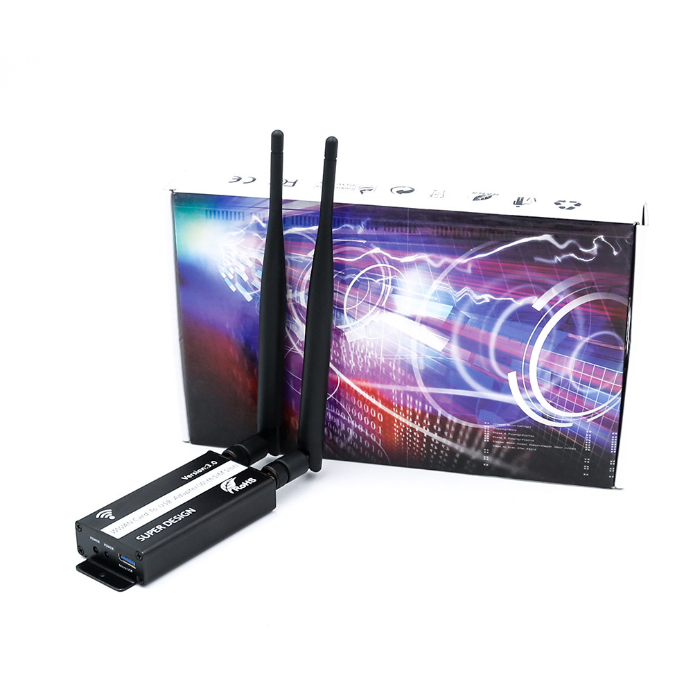 M.2 TO USB 3.0 ADAPTER ANTENNA B KEY NGFF WIRELESS CARD CONVERTER WITH SIM CARD SLOT FOR SIM MICRO