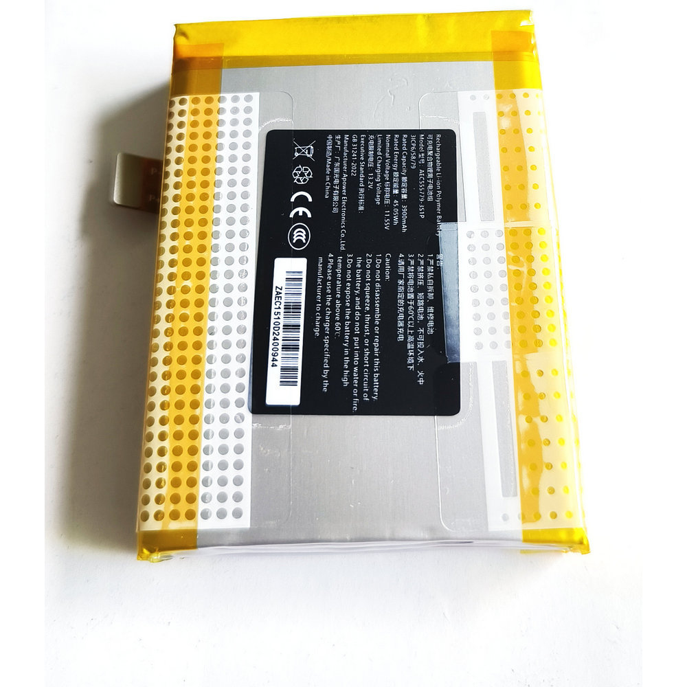 NEW Original 11.55V 45.05Wh AEC555779-3S1P Battery For GPD WIN3 WIN 3 / WIN 4 Handheld Gaming