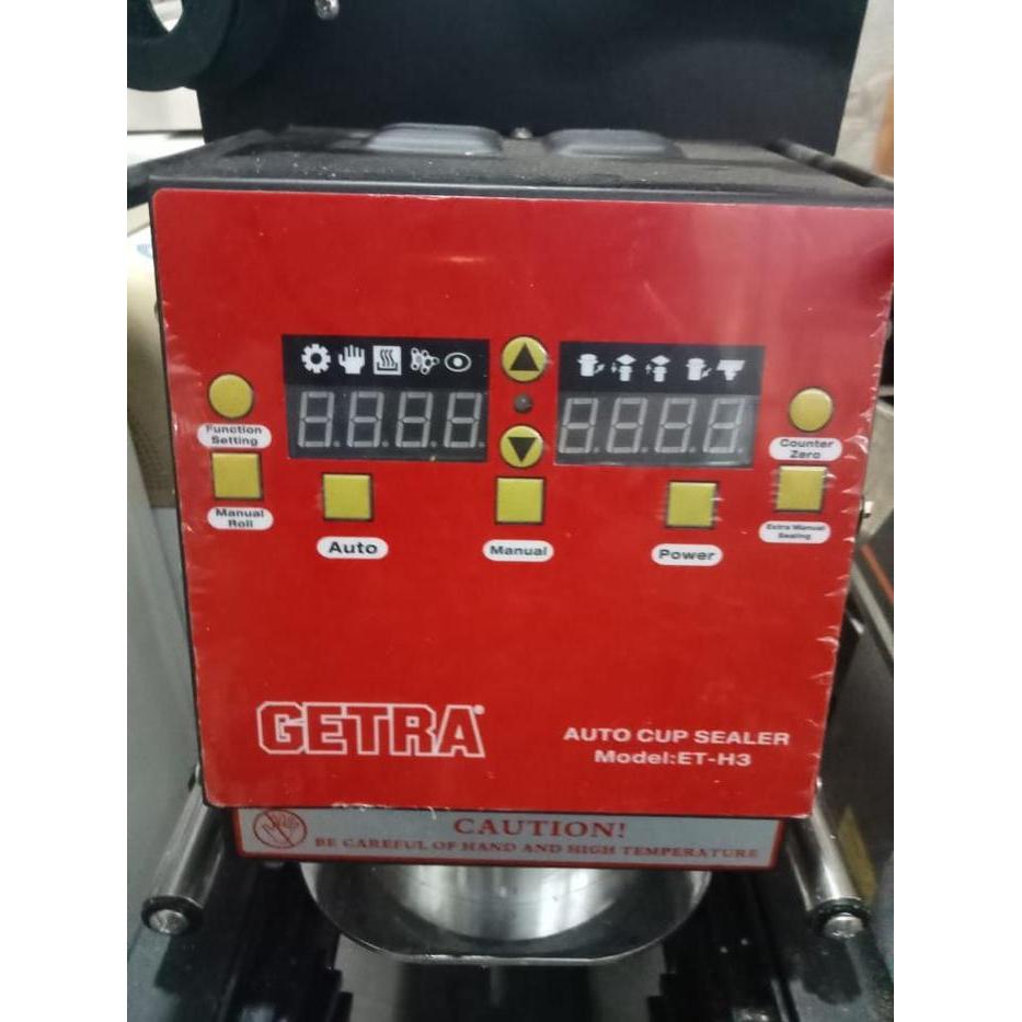 GETRA CUP SEALER OTOMATIS ET-H3 / ET H3 / ETH3 Automatic Cup Sealer - Bergaransi Resmi GETRA