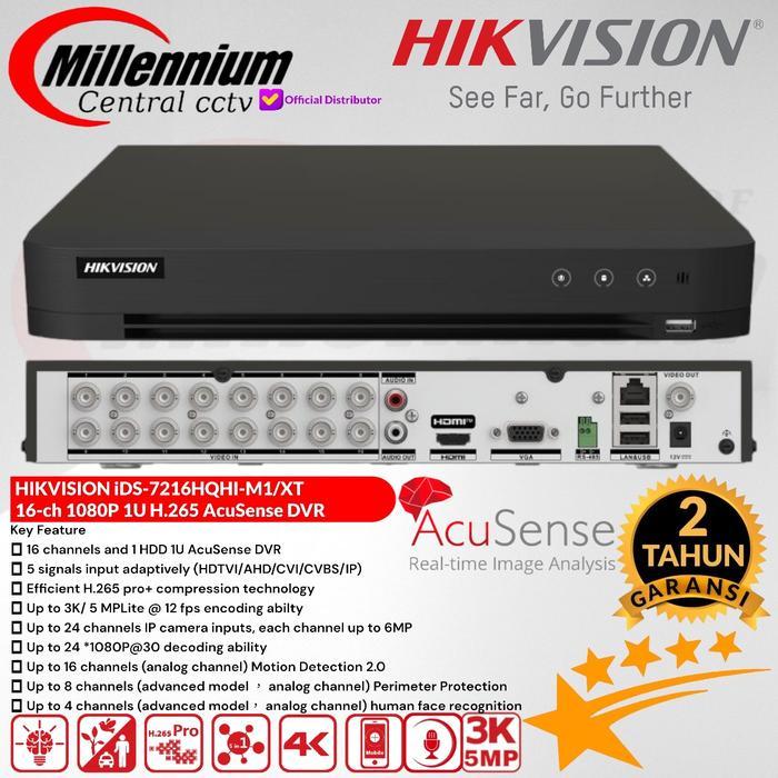 PAKET KAMERA CCTV HIKVISION 16 CHANNEL 5MP AUDIO LENGKAP