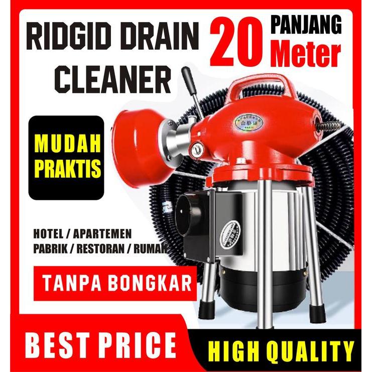 Electric Drain Cleaner Machine Mesin Pembersih Pipa Air Mampet