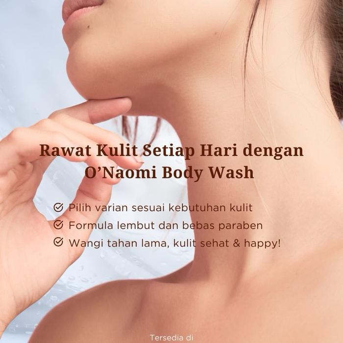 PROMO O'NAOMI SABUN MANDI GINGER LILY BLACK SUGAR & MARINE, COLLAGEN COENZYM Q10, COCONUT