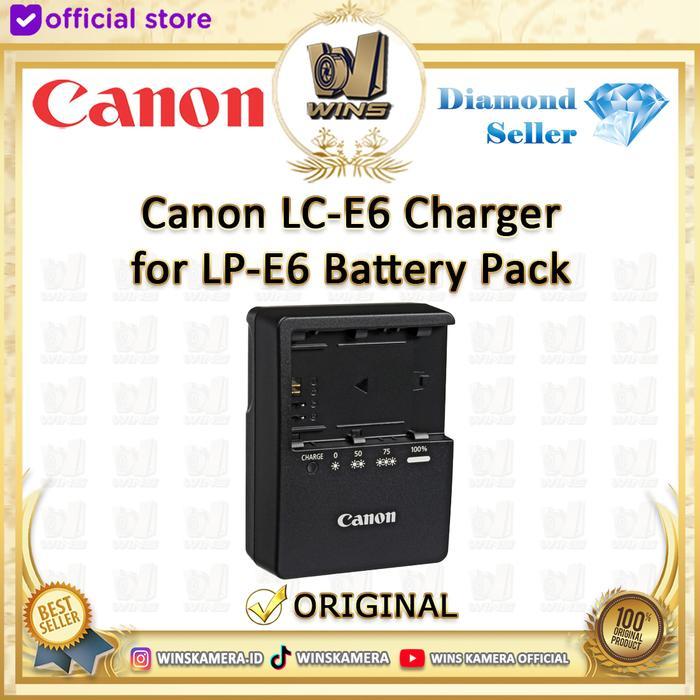 Canon Charger Lc-E6E For Lp-E6 Battery Original