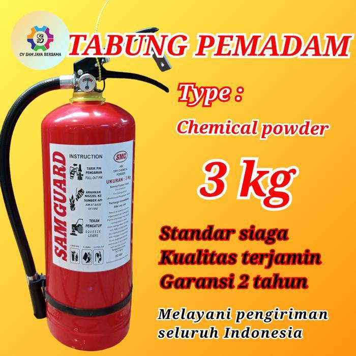 [] apar powder 3 kg / apar DCP 3 kg / tabung pemadam isi powder