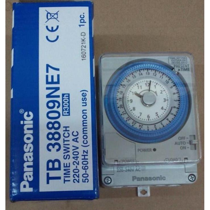 TERBARU TIMER LISTRIK PANASONIC / PENGATUR WAKTU / DIN RAIL TIMER TB 388NE9