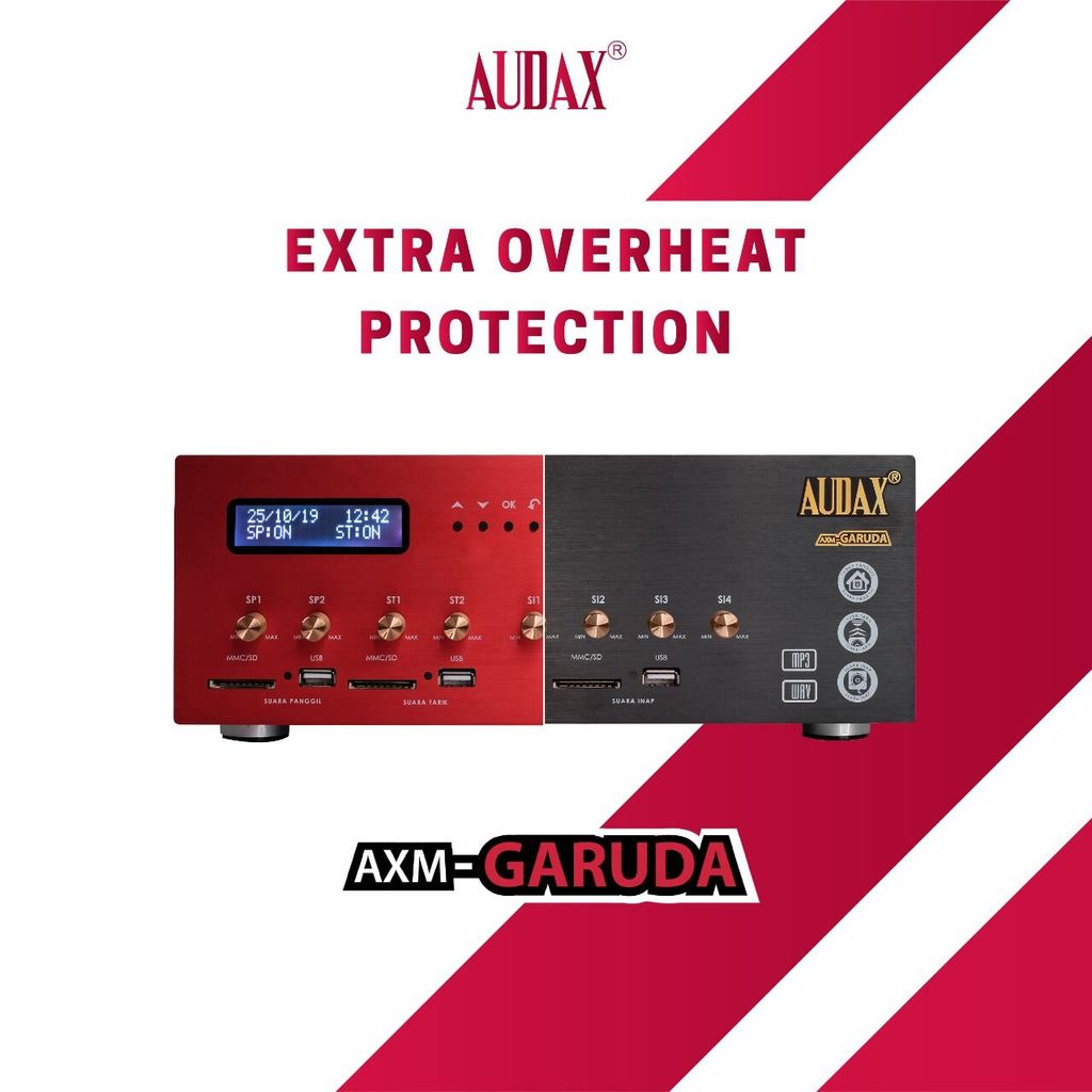 Ampli Audax AXM GARUDA + 3 Suara NATURAL ( Panggil, Tarik dan Inap ) mesin pancing walet