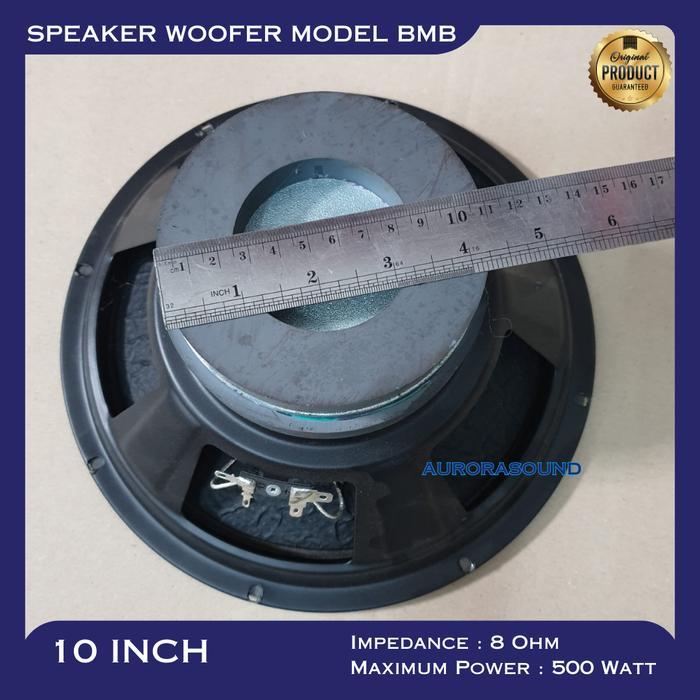 Speaker Karaoke Model Bmb 10 Inch 10In Full Range Woofer 500 Watt Double Magnet Terlaris