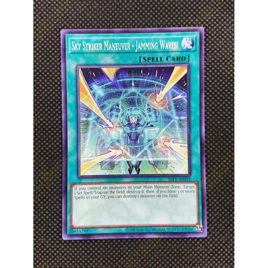 BERKUALITAS YuGiOh AE SLF1-AE052 Sky Striker Maneuver - Jamming Waves