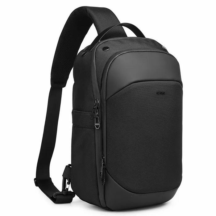 ORIGINAL OZUKO Sling Bag #9731 - Tas Ipad Selempang Pria Hitam Slingbag Cowok sling READY STOCK