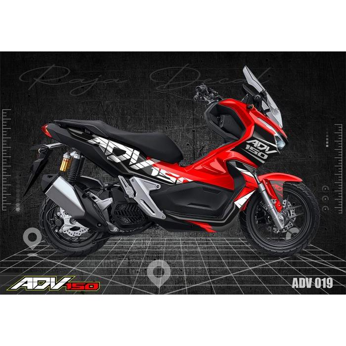 Modifikasi Stiker Decal Adv 150 - Decal Adv 150 Motif Simple Adv 019